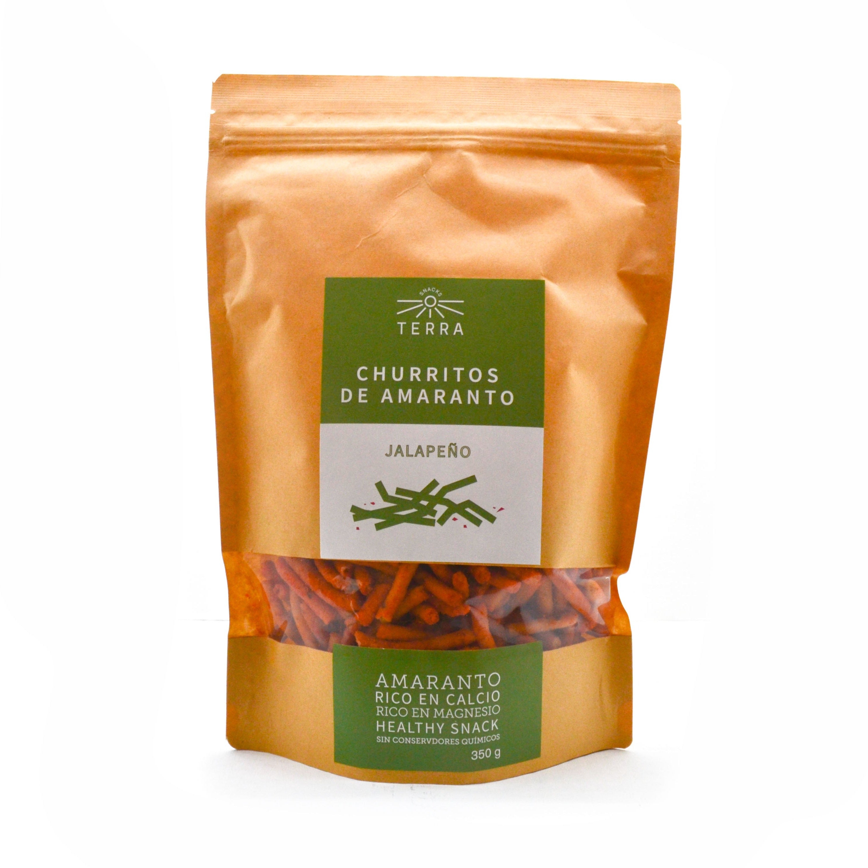 Churritos de Amaranto y Nopal Sabor Jalapeño Terra Snacks